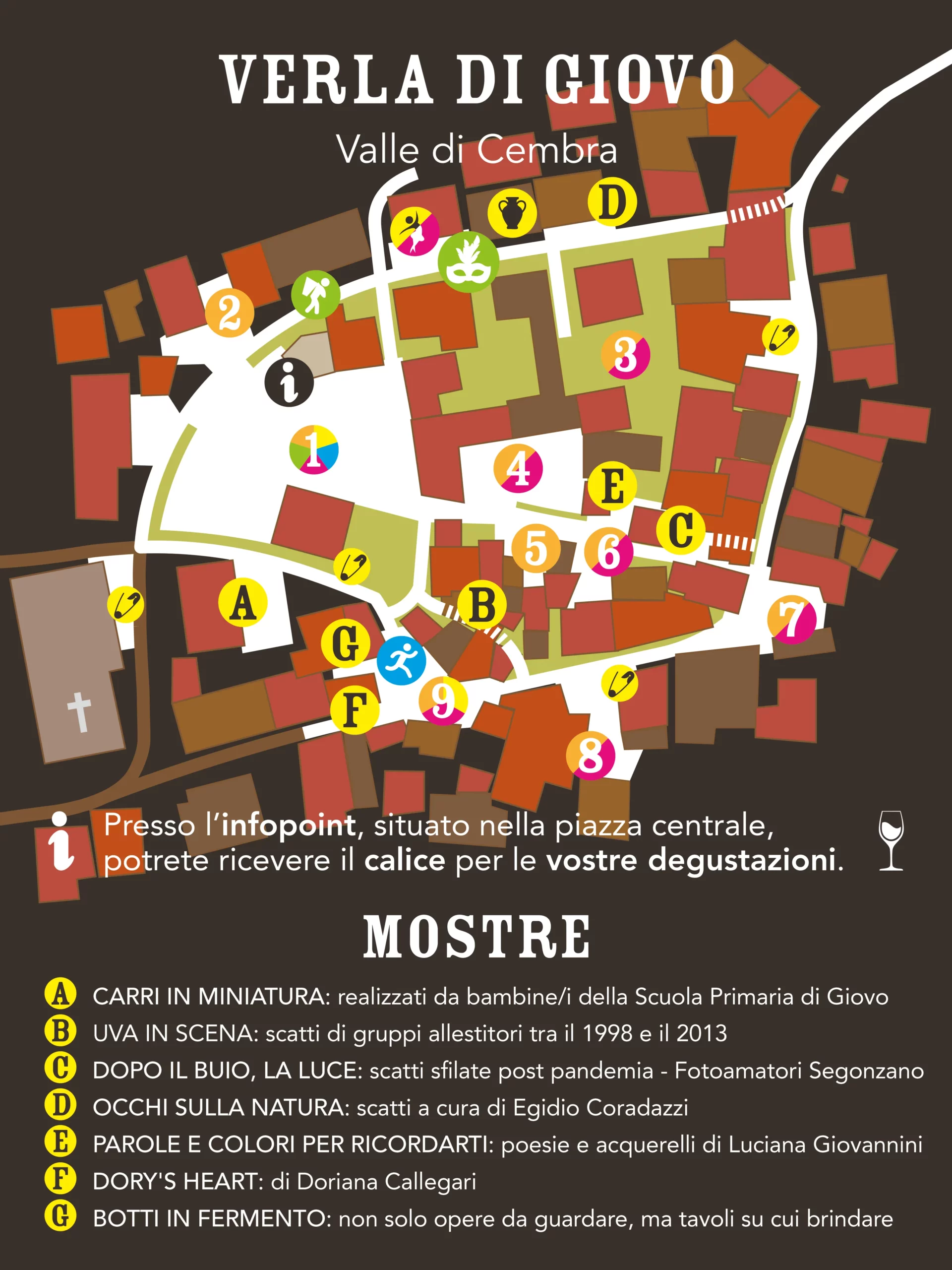 Mappa della Festa dell'Uva 68°